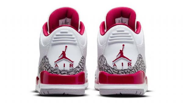 Nike Air Jordan 3 Cardinal Sko Herre Hvite Rød
