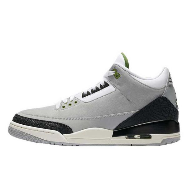 Nike Air Jordan 3 Chlorophyll Tinker Sko Herre Grå