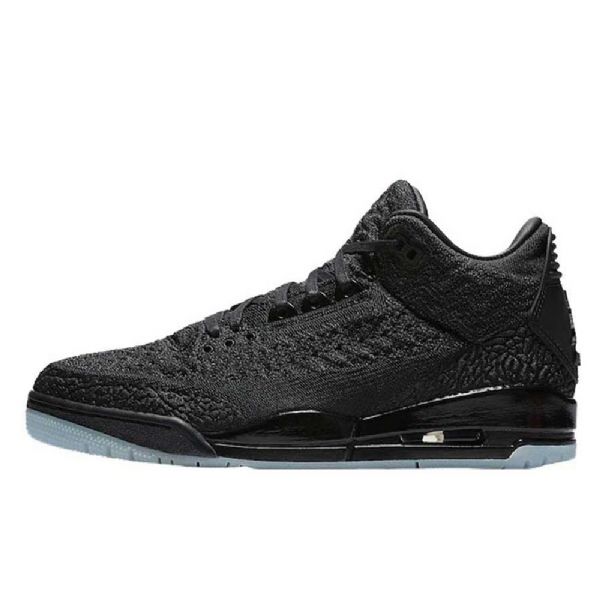 Nike Air Jordan 3 Flyknit Sko Herre Svarte