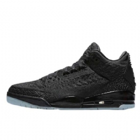 Nike Air Jordan 3 Flyknit Sko Herre Svarte