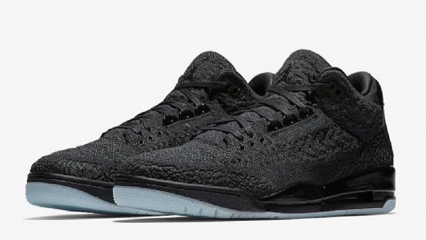 Nike Air Jordan 3 Flyknit Sko Herre Svarte