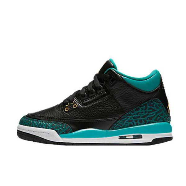 Nike Air Jordan 3 Gs Sko Herre Svarte Gull