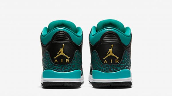 Nike Air Jordan 3 Gs Sko Herre Svarte Gull