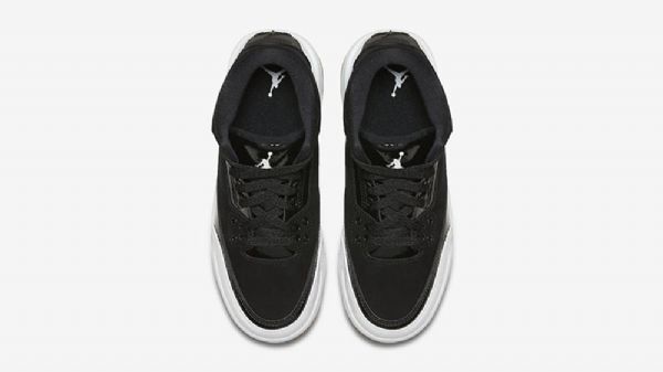Nike Air Jordan 3 Gs Sko Herre Svarte Hvite