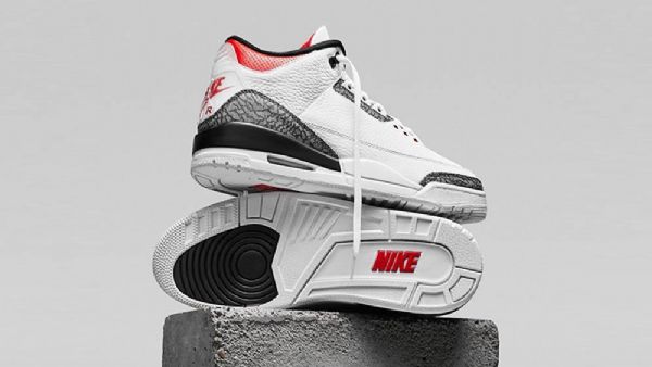 Nike Air Jordan 3 Japanese Sko Dame Grå