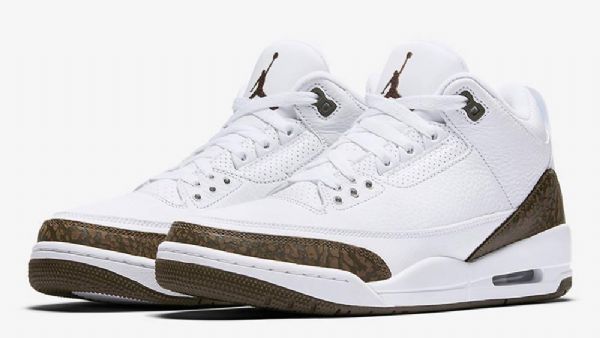 Nike Air Jordan 3 Mocha Sko Herre Hvite
