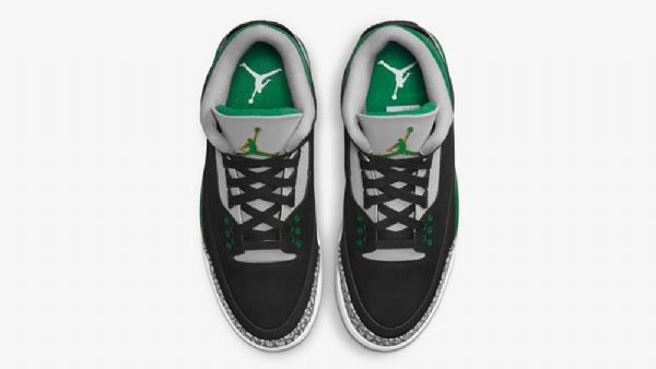 Nike Air Jordan 3 Pine Sko Herre Svarte Grønn