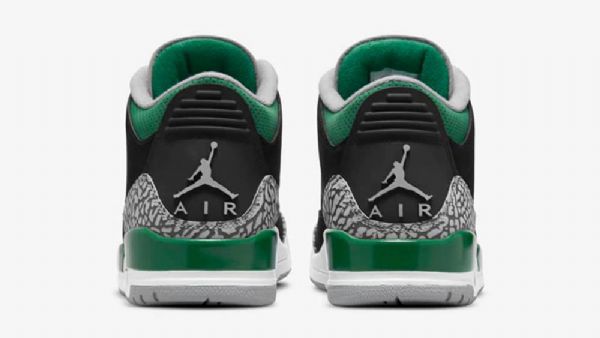 Nike Air Jordan 3 Pine Sko Herre Svarte Grønn