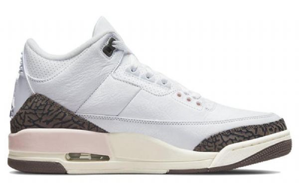 Nike Air Jordan 3 Retro Basketball Shoes Dame Hvite