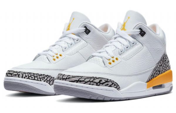 Nike Air Jordan 3 Retro Basketball Shoes Dame Oransje