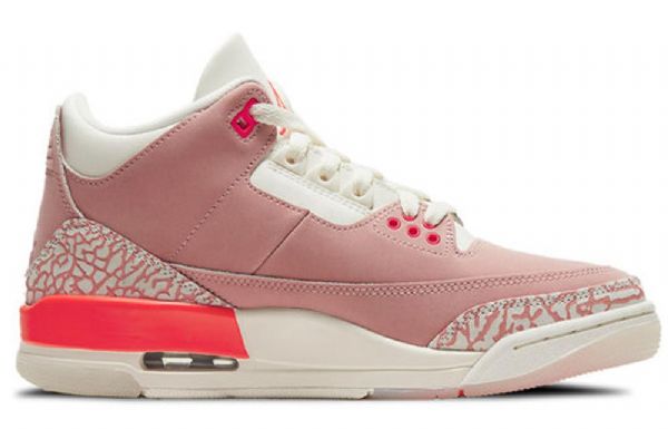 Nike Air Jordan 3 Retro Basketball Shoes Dame Rosa