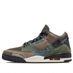 Nike Air Jordan 3 Retro Basketball Shoes Herre Armygreen