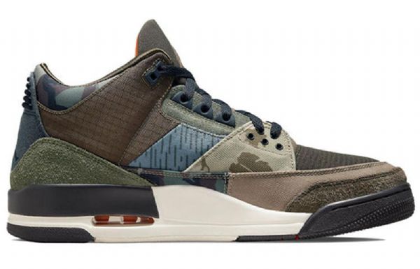 Nike Air Jordan 3 Retro Basketball Shoes Herre Armygreen