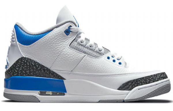 Nike Air Jordan 3 Retro Basketball Shoes Herre Blå