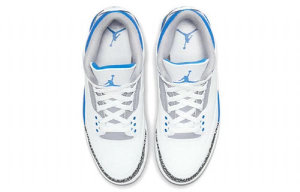 Nike Air Jordan 3 Retro Basketball Shoes Herre Blå