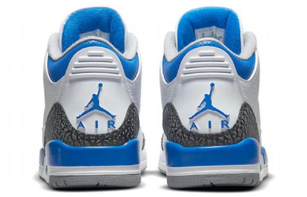 Nike Air Jordan 3 Retro Basketball Shoes Herre Blå