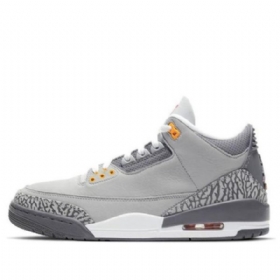 Nike Air Jordan 3 Retro Basketball Shoes Herre Grå
