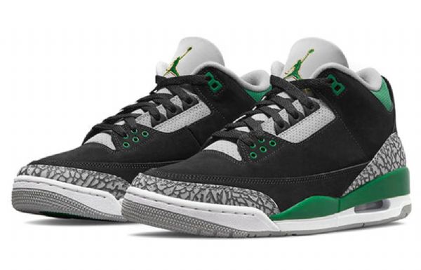 Nike Air Jordan 3 Retro Basketball Shoes Herre Grønn