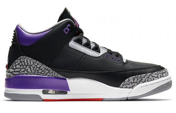 Nike Air Jordan 3 Retro Basketball Shoes Herre Lilla