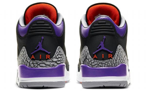 Nike Air Jordan 3 Retro Basketball Shoes Herre Lilla