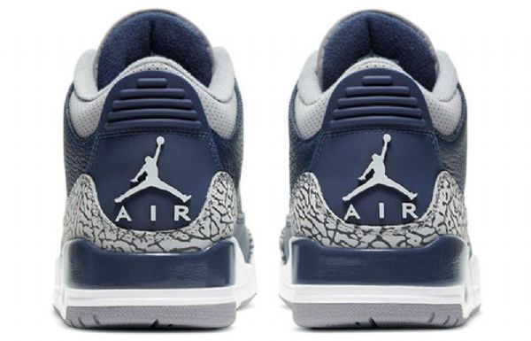 Nike Air Jordan 3 Retro Basketball Shoes Herre Marineblå