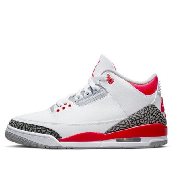 Nike Air Jordan 3 Retro Basketball Shoes Herre Rød