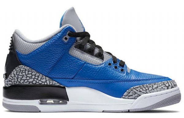 Nike Air Jordan 3 Retro Basketball Shoes Herre Svarte Blå