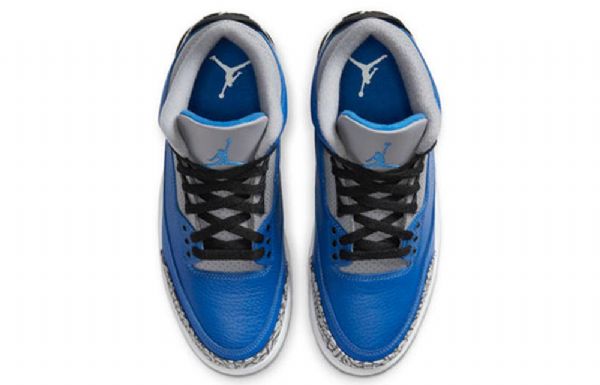 Nike Air Jordan 3 Retro Basketball Shoes Herre Svarte Blå