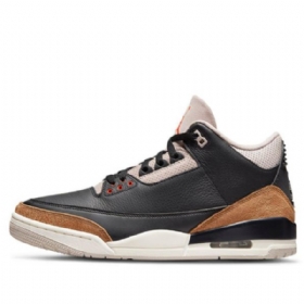 Nike Air Jordan 3 Retro Basketball Shoes Herre Svarte Khaki