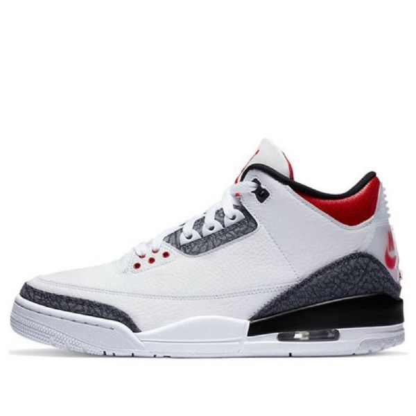 Nike Air Jordan 3 Retro Denim Se Basketball Shoes Herre Rød