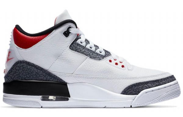 Nike Air Jordan 3 Retro Denim Se Basketball Shoes Herre Rød