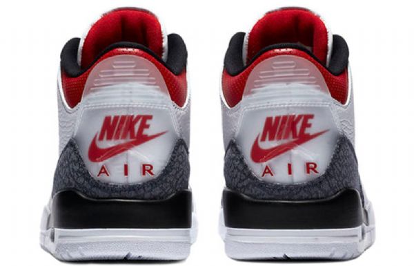 Nike Air Jordan 3 Retro Denim Se Basketball Shoes Herre Rød