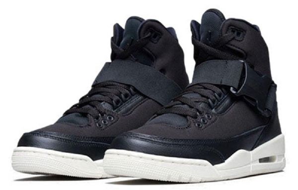 Nike Air Jordan 3 Retro Explorer Xx Basketball Shoes Dame Svarte