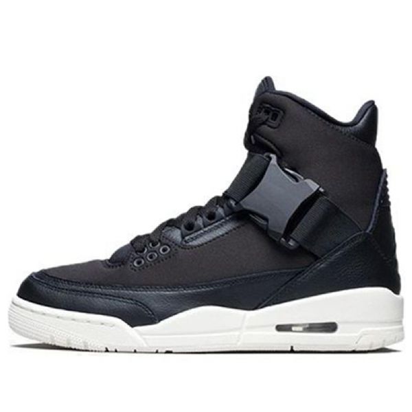 Nike Air Jordan 3 Retro Explorer Xx Basketball Shoes Dame Svarte