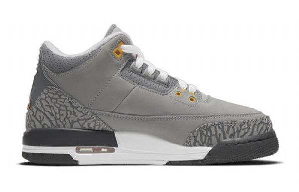 Nike Air Jordan 3 Retro Gs Basketsko Herre Grå