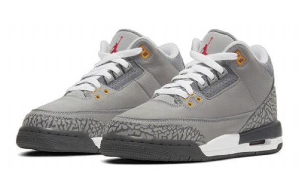 Nike Air Jordan 3 Retro Gs Basketsko Herre Grå