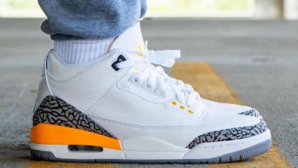 Nike Air Jordan 3 Retro Laser Sko Dame Oransje