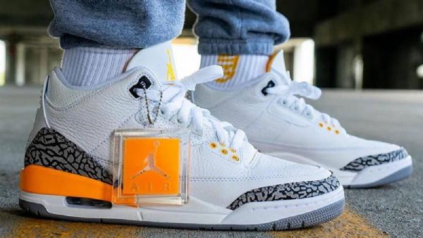 Nike Air Jordan 3 Retro Laser Sko Herre Oransje