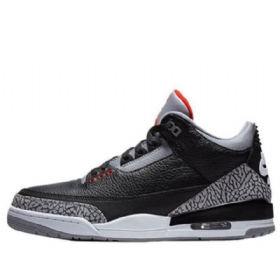 Nike Air Jordan 3 Retro Og Basketball Shoes Herre Svarte