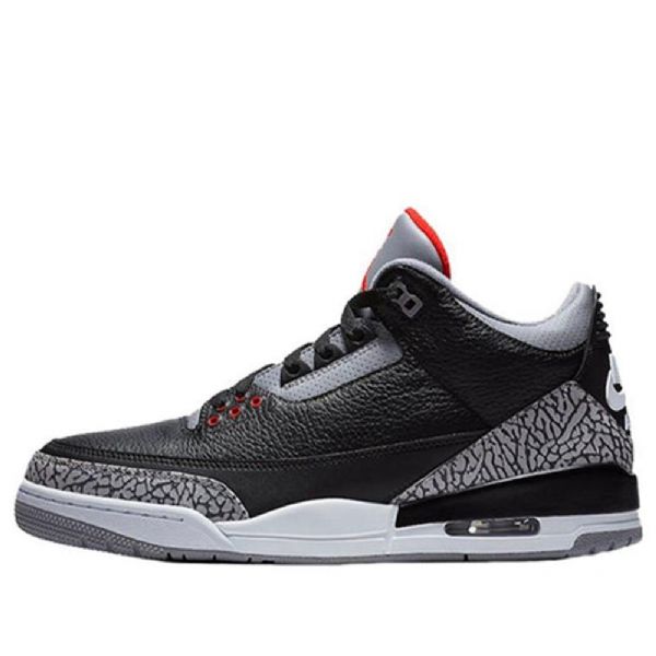 Nike Air Jordan 3 Retro Og Basketball Shoes Herre Svarte
