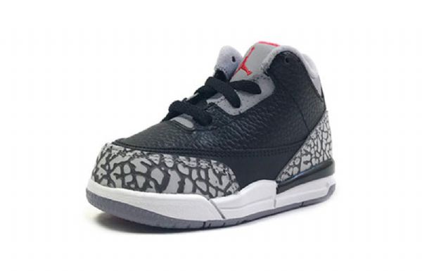 Nike Air Jordan 3 Retro Og Td Sko Barn Svarte