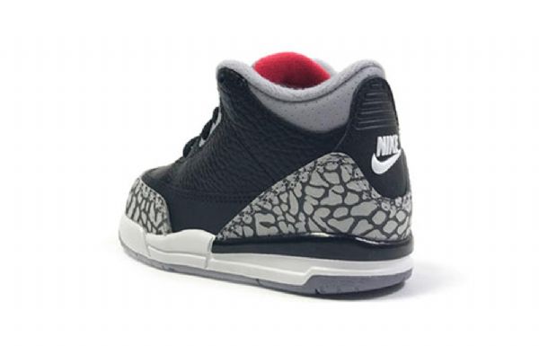 Nike Air Jordan 3 Retro Og Td Sko Barn Svarte