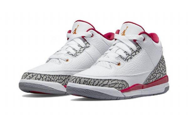 Nike Air Jordan 3 Retro Ps Basketball Shoes Herre Rød