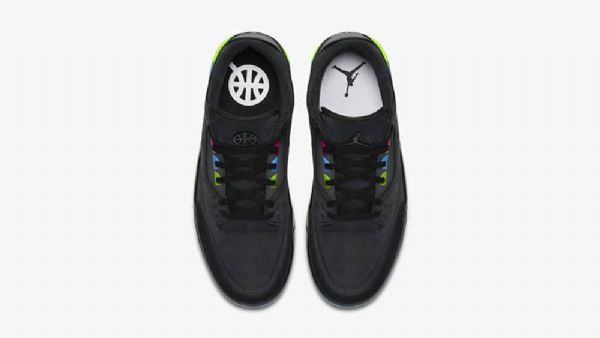 Nike Air Jordan 3 Retro Quai 54 Sko Herre Svarte Multicolor