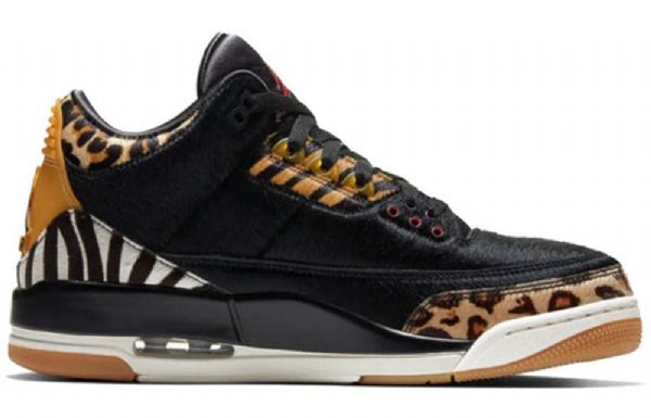 Nike Air Jordan 3 Retro Se Basketball Shoes Herre Leopard
