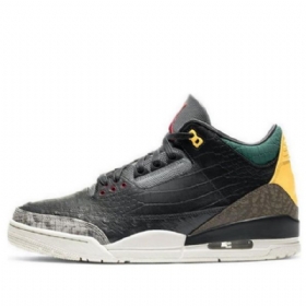 Nike Air Jordan 3 Retro Se Basketball Shoes Herre Leopard