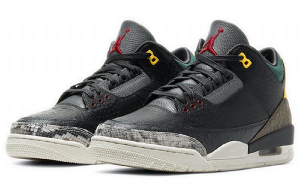 Nike Air Jordan 3 Retro Se Basketball Shoes Herre Leopard