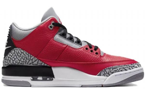 Nike Air Jordan 3 Retro Se Basketball Shoes Herre Rød Grå
