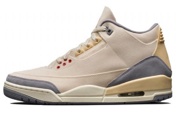 Nike Air Jordan 3 Retro Se Muslin Basketball Shoes Herre Khaki