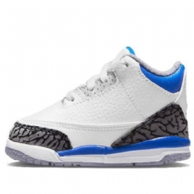 Nike Air Jordan 3 Retro Td Sko Barn Blå